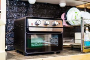 Black electric air fryer oven – modern wholesale kitchen appliance