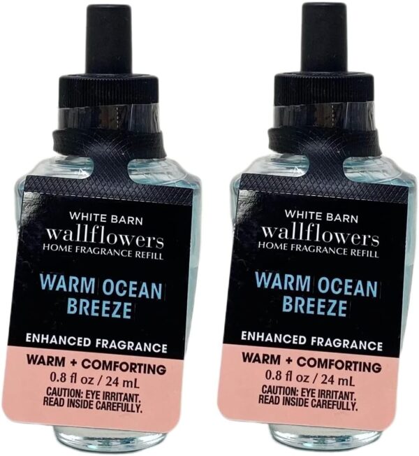 Bath & Body Works Warm Ocean Breeze Wallflowers Home Fragrance Refills - WARM + COMFORTING - Pack of 2