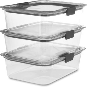 Rubbermaid Brilliance large food storage containers – 3 pack, BPA-free for Amazon FBA Wholesale Distributors