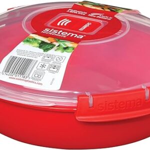 Sistema microwave red dish – BPA-free kitchen container for Amazon FBA Wholesale Distributors