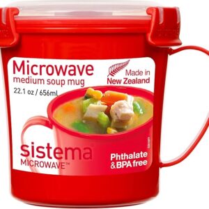 Sistema Microwave Soup Mug with Lid and Steam Release Vent kitchen supplies wholesale Amazon FBA wholesale distributors