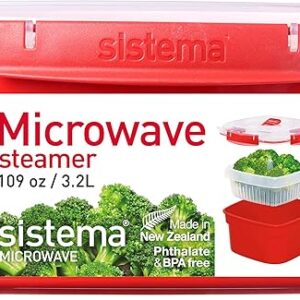 Sistema Microwave Steamer for Cooking Food and Vegetables with Steam Release Vent kitchen supplies wholesale Amazon FBA wholesale distributors