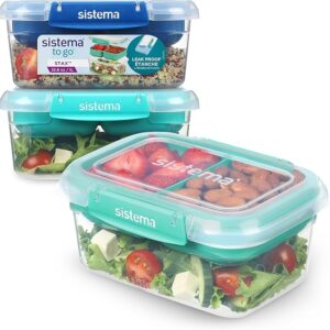 Sistema TO GO Stax leak-proof food storage containers 1 L airtight stackable meal prep containers with lids kitchen supplies wholesale Amazon FBA wholesale distributors