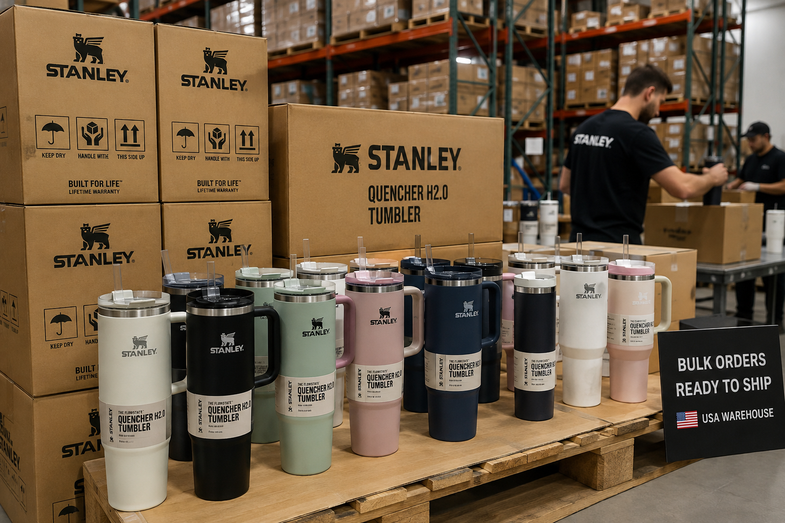 Buy Stanley cups in bulk from a trusted wholesale supplier